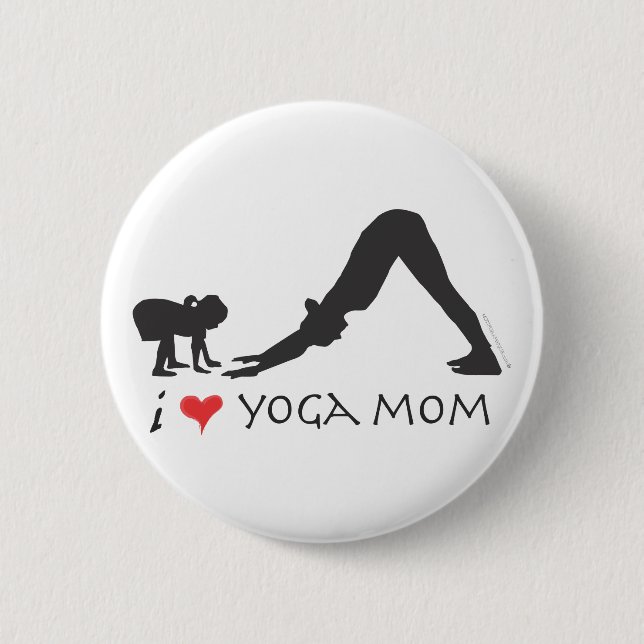 Yoga-Mama Button (Vorderseite)