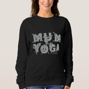 Yoga Mama Meditation Hobby Niedliche Mama Sweatshirt