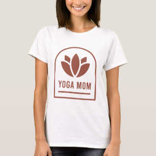 Yoga-Mama Mutter Lotusblume Boho-Ästhetik T-Shirt