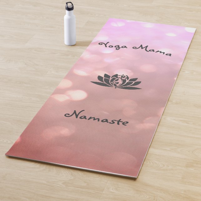 Yoga-Mama-Namaste-Design Yogamatte (Beispiel)