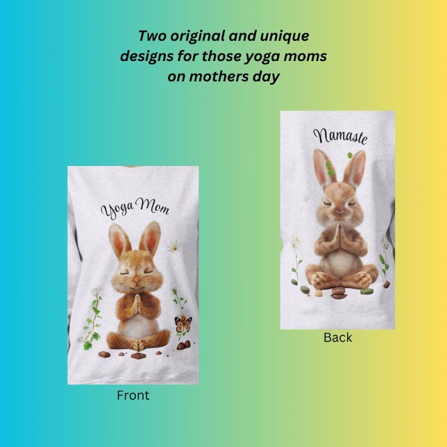 Yoga Mama niedlicher Hase Sweatshirt (Von Creator hochgeladen)