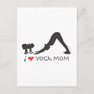 Yoga-Mama Postkarte