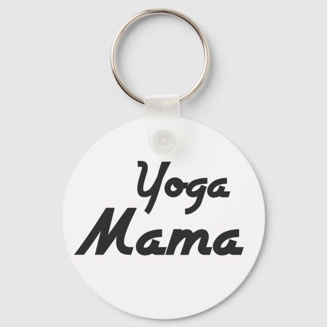 Yoga Mama Schlüsselanhänger (Vorderseite)