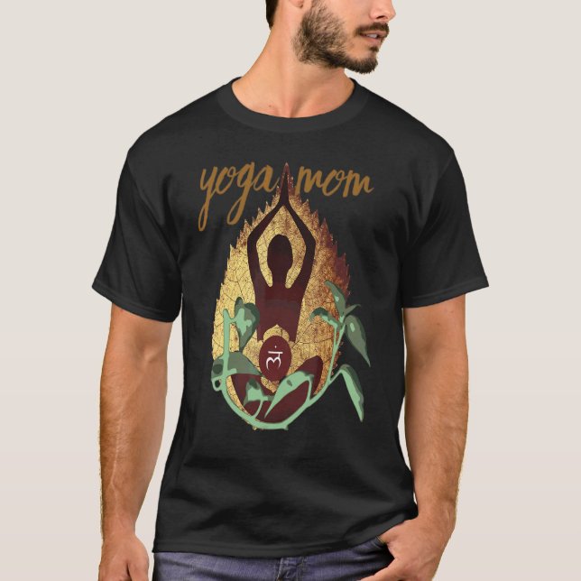 Yoga Mama Yoga Medizin Fitness Zen Posen Yoga Lo T-Shirt (Vorderseite)
