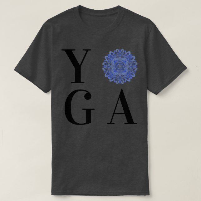 Yoga Mandala Design T-Shirt (Design vorne)