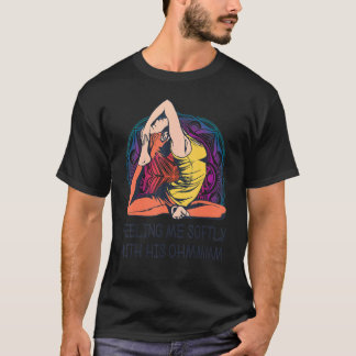Yoga Mandala Spirituelle Meditation Girl Ohm T-Shirt
