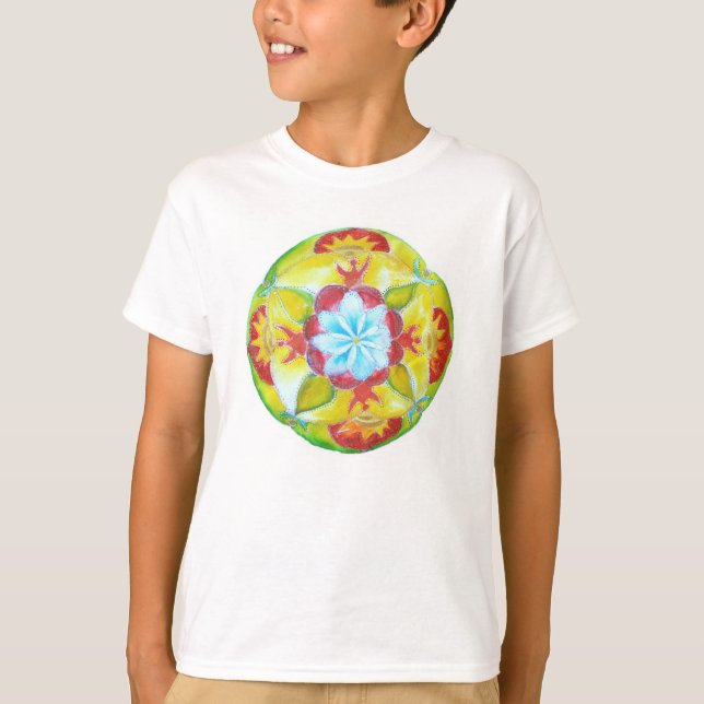 Yoga Mandala T - Shirt (Vorderseite)