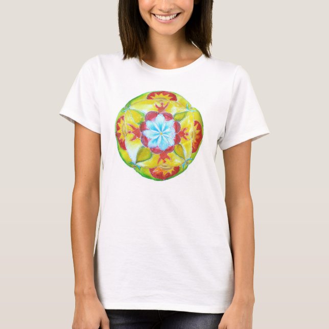 Yoga Mandala T - Shirt (Vorderseite)