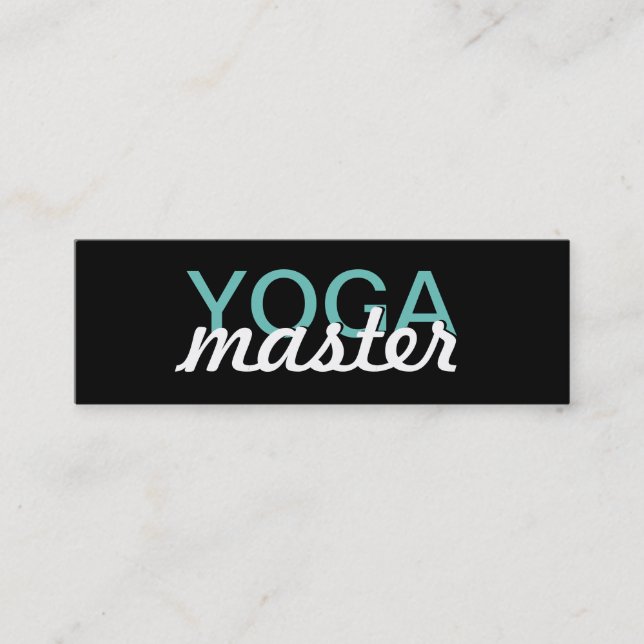 Yoga-Master-Lochkarte Treuekarte (Vorderseite)
