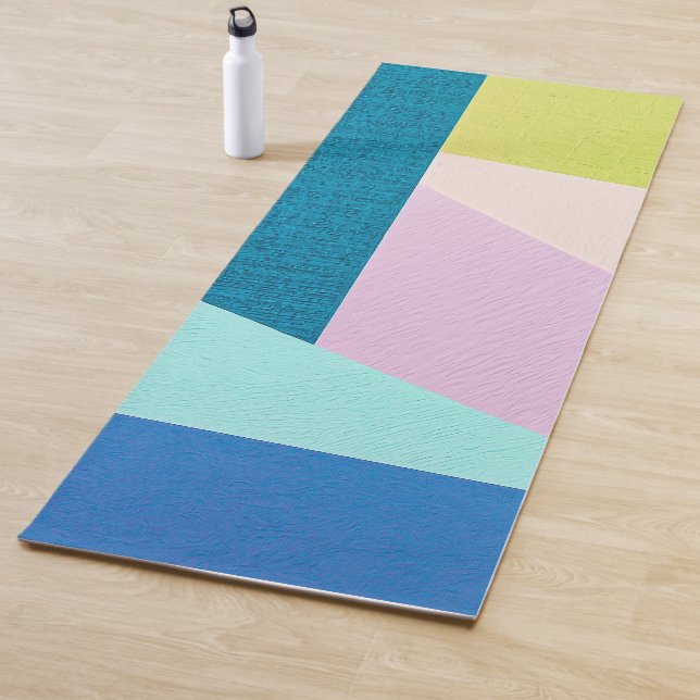 Yoga Mat (abstrakt geometrische Formen) Yogamatte (Beispiel)