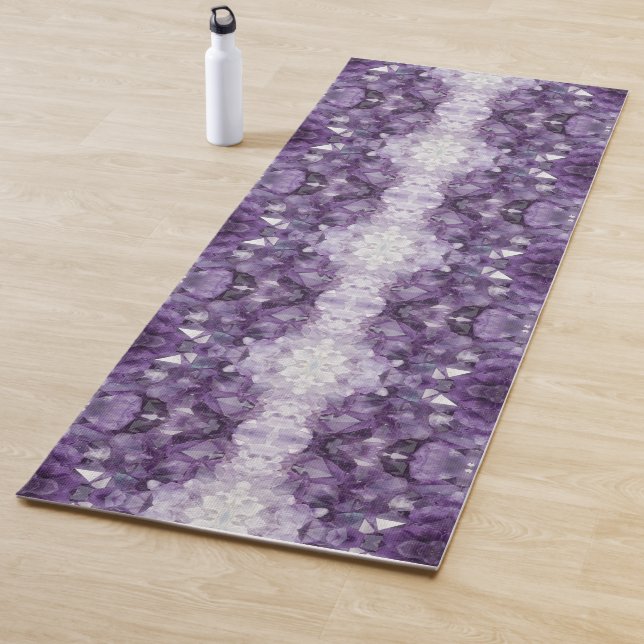 Yoga-Mat-Amethyst-Kristalle Yogamatte (Beispiel)
