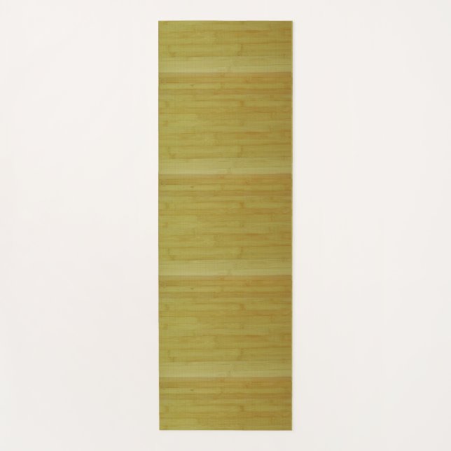 Yoga Mat - Bamboo Floor Boards Yogamatte (Vorderseite)