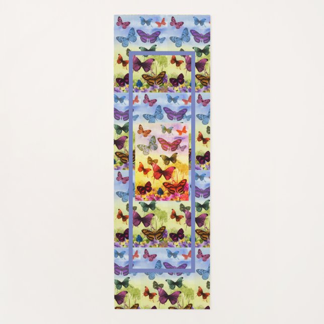YOGA MAT BUTTERFLIES YOGAMATTE (Vorderseite)