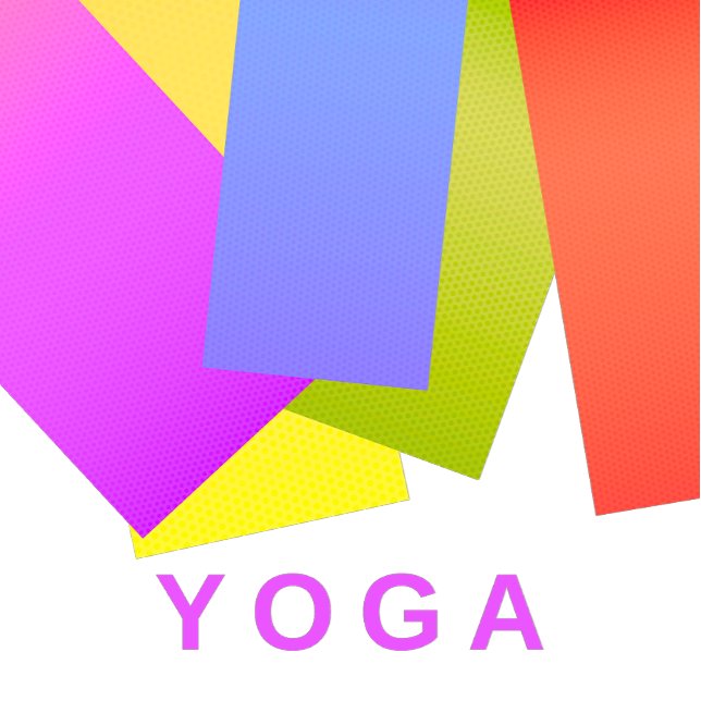 Yoga Mat Design T-Shirt (Von Creator hochgeladen)