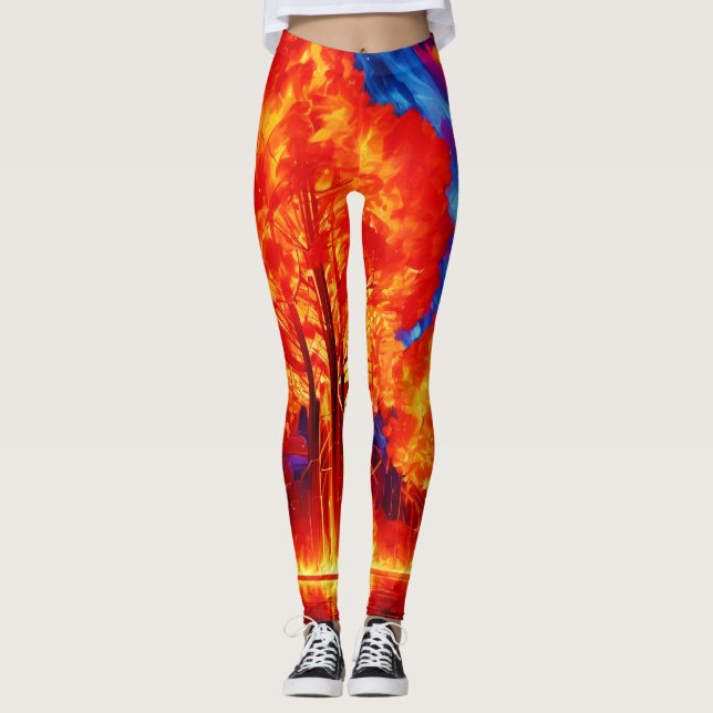 Yoga Mat Leggings (Vorderseite)