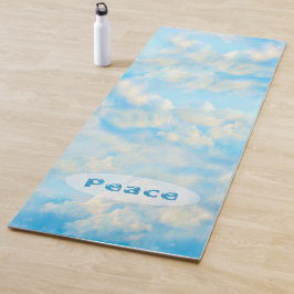 Yoga Mat mit Friedlichen Wolken Yogamatte
