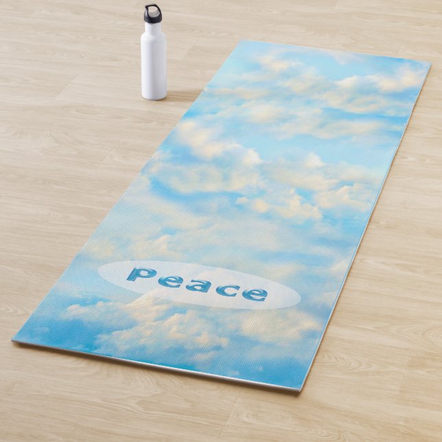 Yoga Mat mit Friedlichen Wolken Yogamatte (Beispiel)