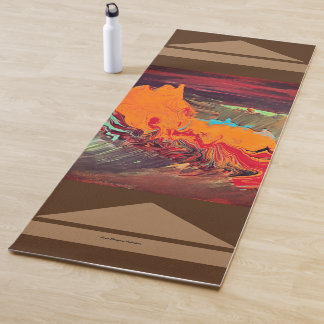 Yoga Mat "Orange Burst" Yogamatte