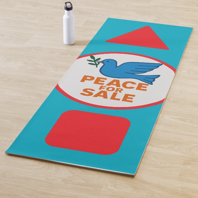 Yoga Mat , Peace theme designed yoga mat Yogamatte (Beispiel)