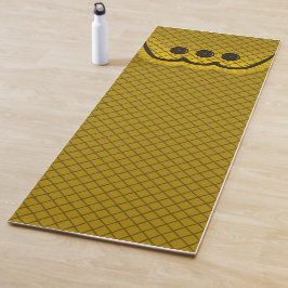 Yoga Mat Pillow Top Design Gold Yogamatte