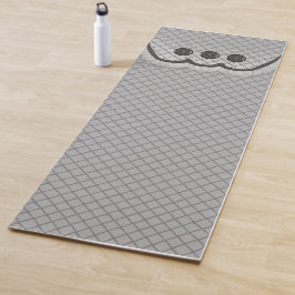 Yoga Mat Pillow Top Design Grau Yogamatte