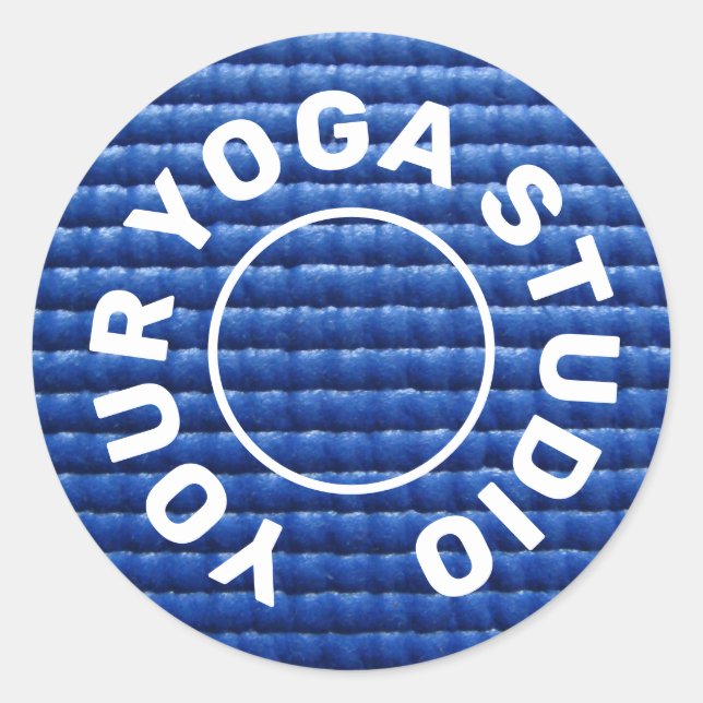 Yoga Mat Sticker (Vorderseite)