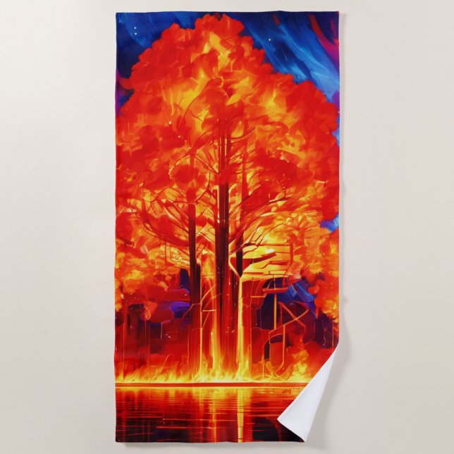 Yoga Mat Strandtuch (Vorderseite)