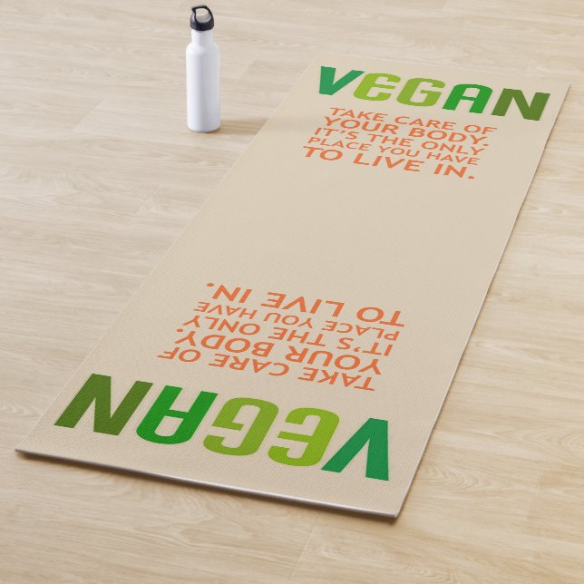 Yoga Mat-Übung Vegan Ihr Körperangebot Yogamatte (Beispiel)