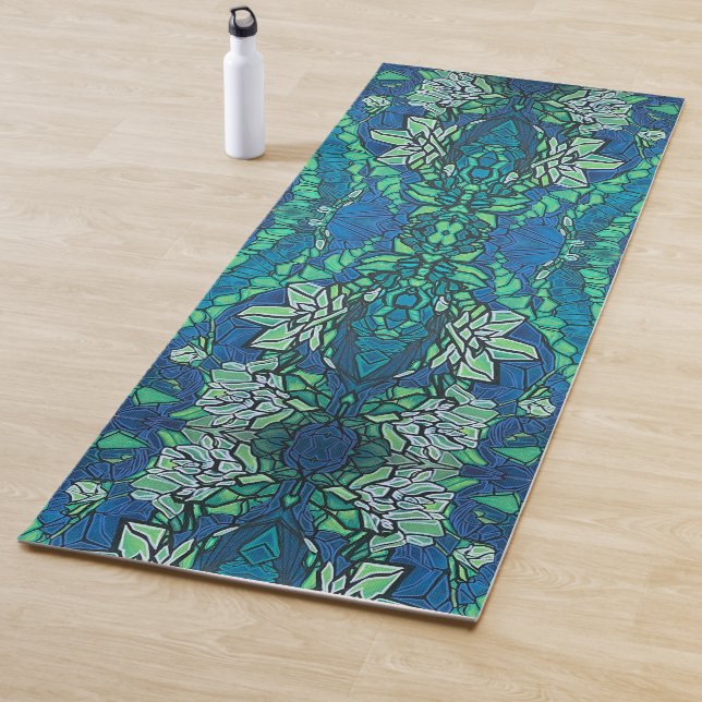 Yoga Mat - Water Lilies (Lotus pond) SpaceCake Art Yogamatte (Beispiel)