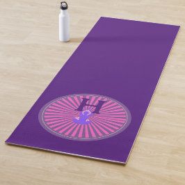 Yoga Mat - Yoga Zen - Personalisiert - Initial hin Yogamatte