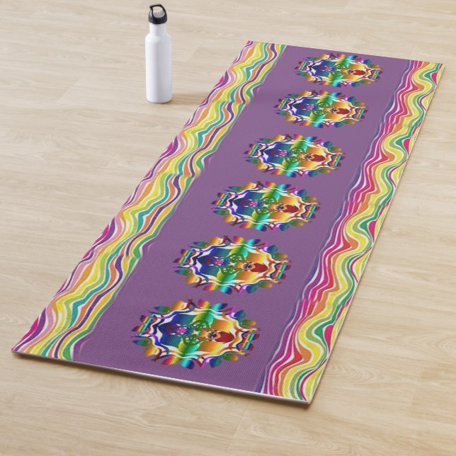 Yoga Mats Floral Yogamatte (Beispiel)