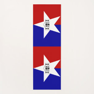 Yoga Mats mit der Flagge von San Antonio, USA Yogamatte