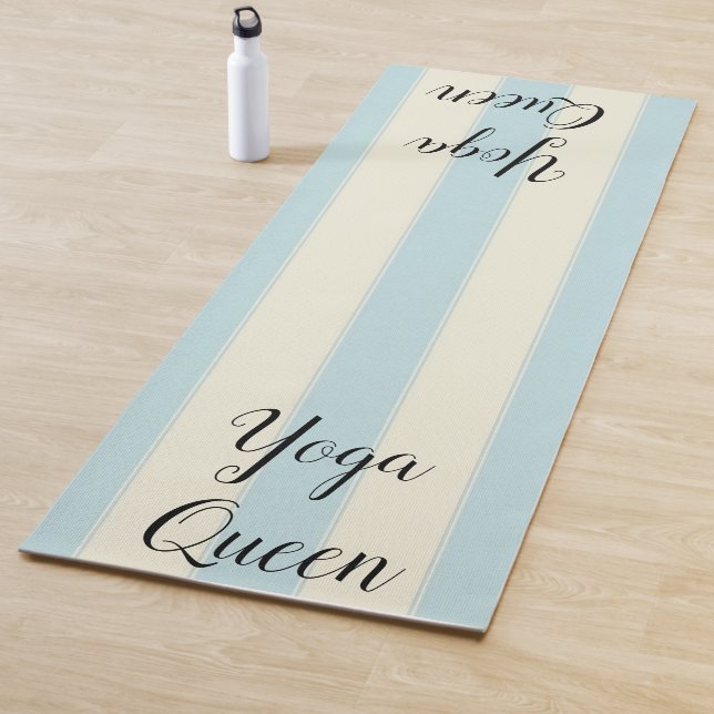 Yoga Mats Yoga Queen Blue Stripe Yogamatte (Beispiel)