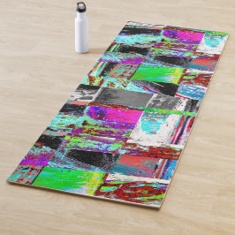 Yoga-Matte – Abstrakter Raster Yogamatte