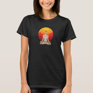 Yoga matte Lage Entspannung Relax Yogas inhalieren T-Shirt