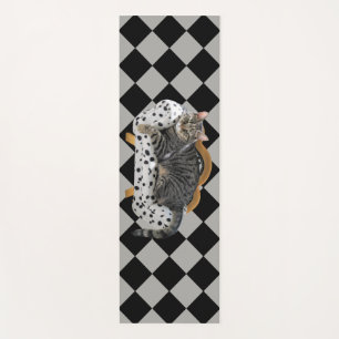 Yoga Matte Lazy Cat Diamantklappe