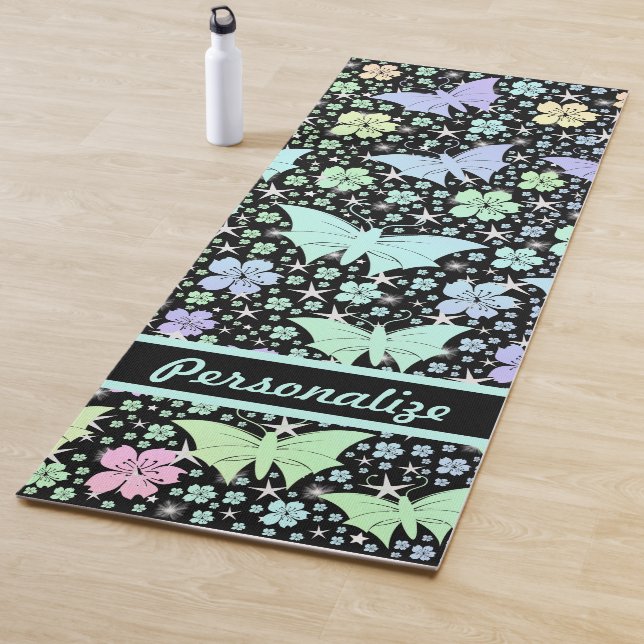 Yoga, Matte, Muster, farbig, Sport, Spiel, Gold, Yogamatte (Beispiel)