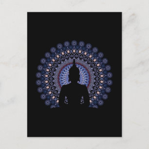 Yoga-Matte Postkarte