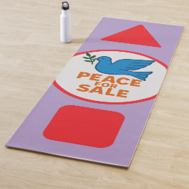 Yoga-Matte, Yoga-Matte mit Friedensdesign Yogamatte