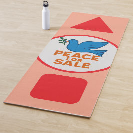 Yoga-Matte, Yoga-Matte mit Friedensdesign Yogamatte