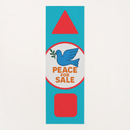 Yoga-Matte, Yoga-Matte mit Friedensdesign Yogamatte