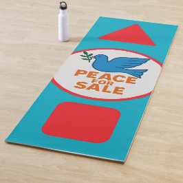 Yoga-Matte, Yoga-Matte mit Friedensdesign Yogamatte