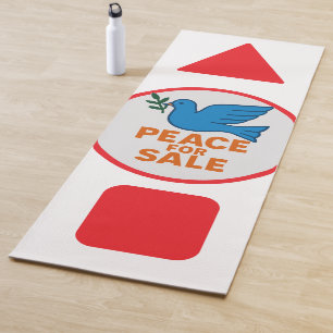 Yoga-Matte, Yoga-Matte mit Friedensdesign Yogamatte