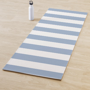 Yoga-Matten Blau-Weiß gestreift Yogamatte