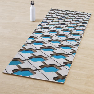 Yoga-Matten Yoga Blau Grau Yogamatte