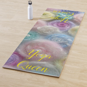 Yoga-Matten Yoga Queen Pastellgarn Yogamatte