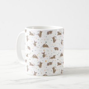 Yoga-Mäuse Kaffeetasse