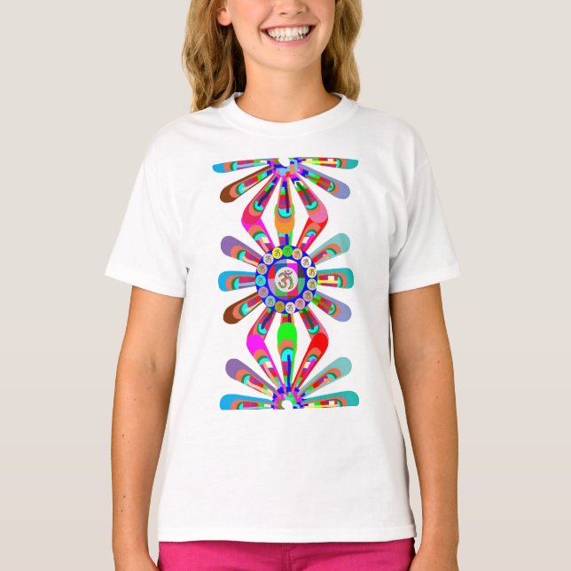 Yoga Maya: Tanzen OmMANTRA T-Shirt (Vorderseite)