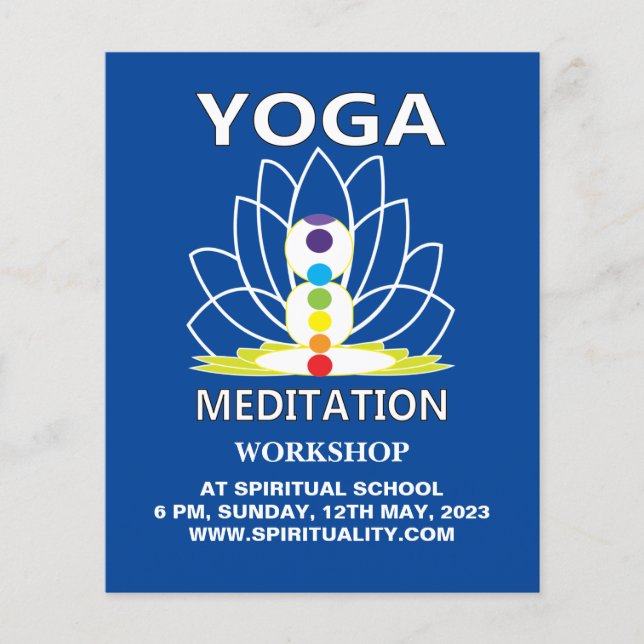 Yoga Mediation Flyer (Vorne)