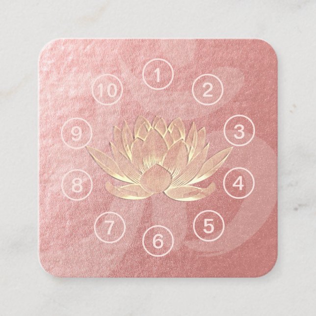 Yoga Mediation Instructor Class Pass Loyalty Card Treuekarte (Vorderseite)